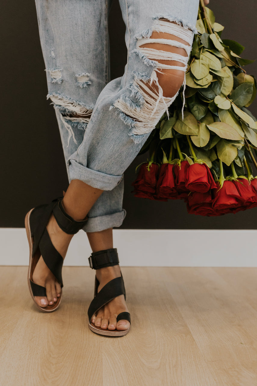 Free People Leather Sandal - Trendy 