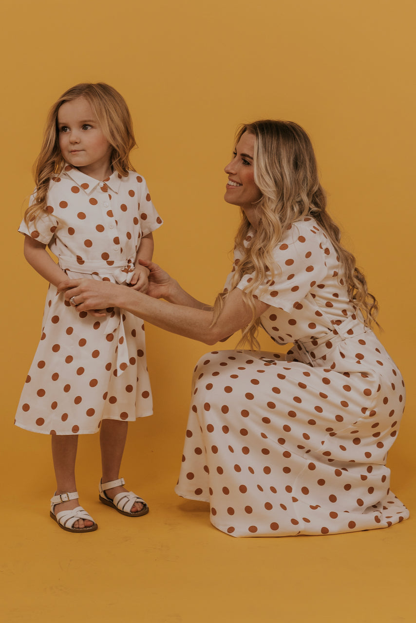 mommy and me polka dot dress
