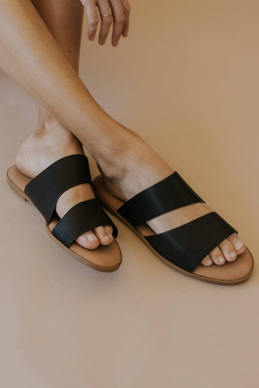 cute black sandals