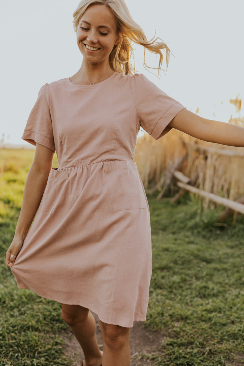 pink spring dresses