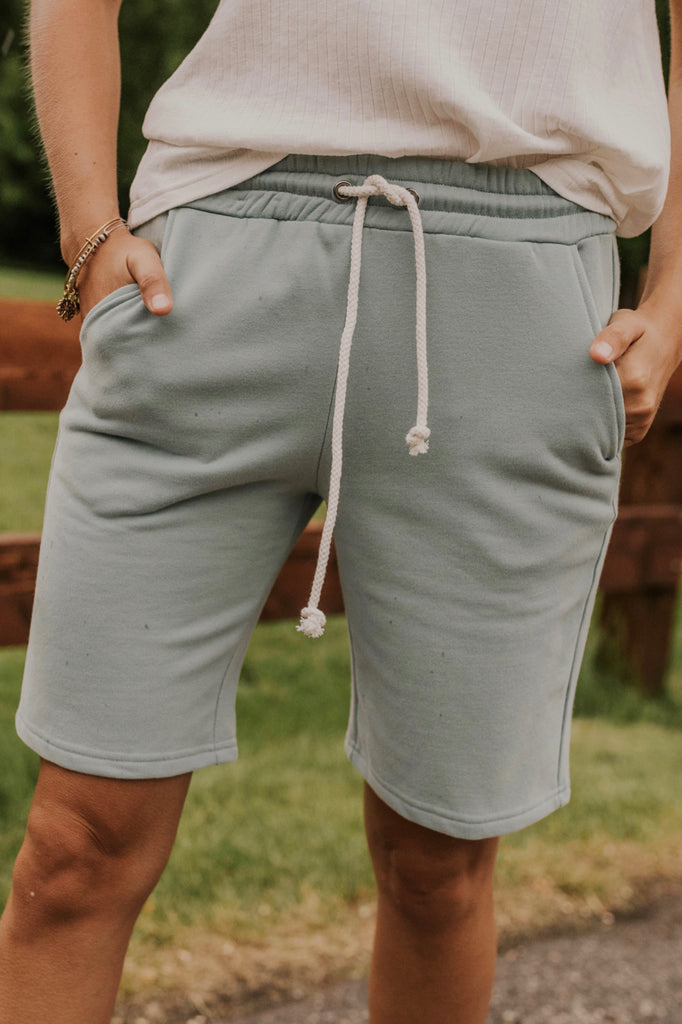 womens sweat shorts with pockets