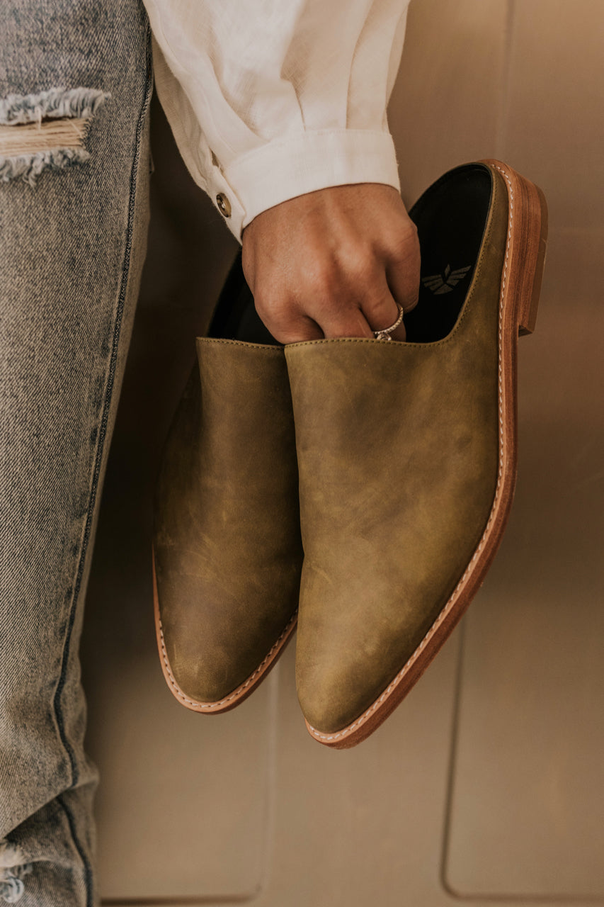 adra leather mules