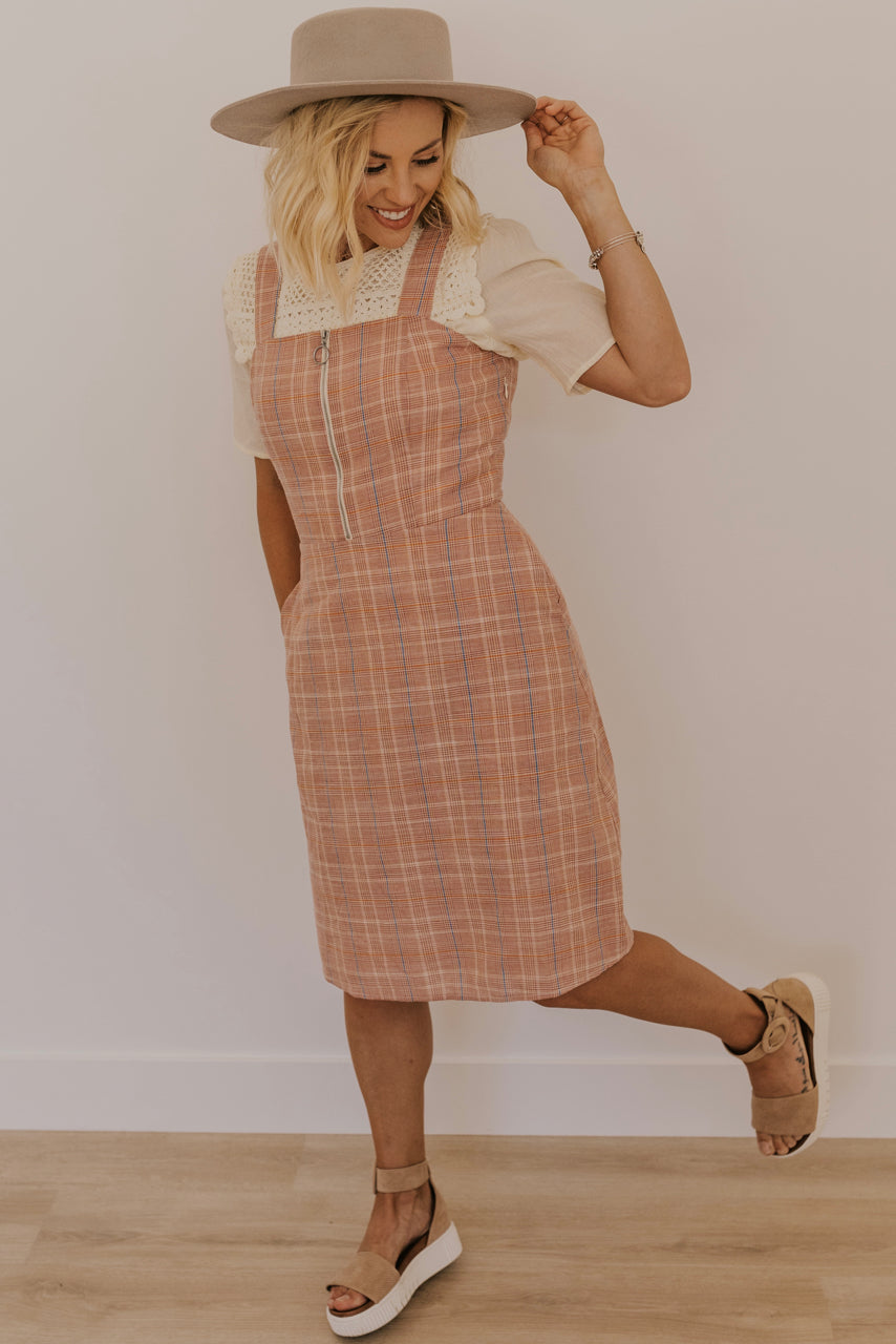 plaid jumper dresses