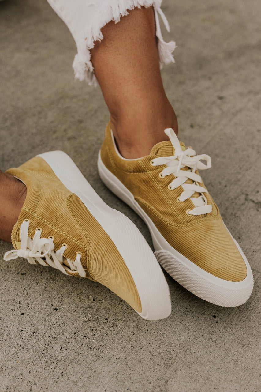 Corduroy Sneakers - Women's Spring 