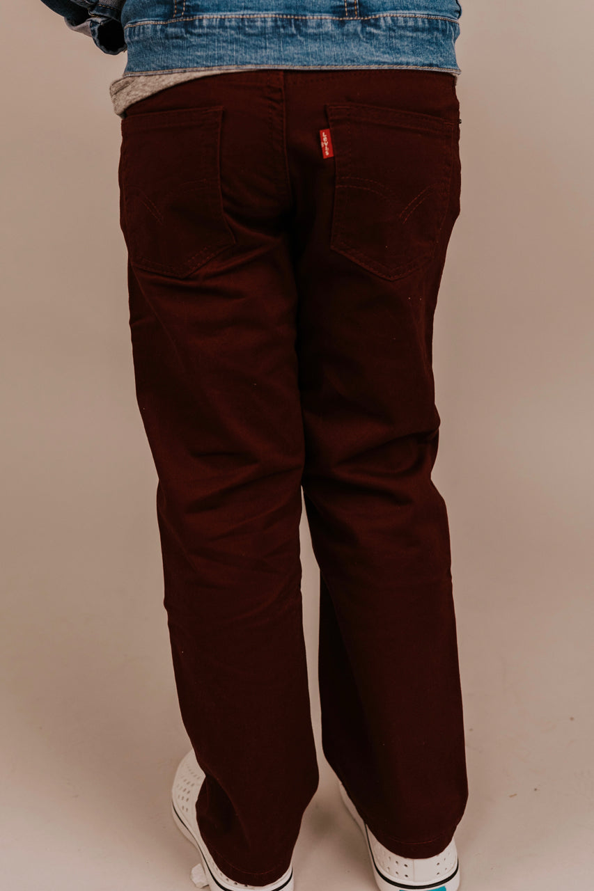 levis 511 burgundy jeans