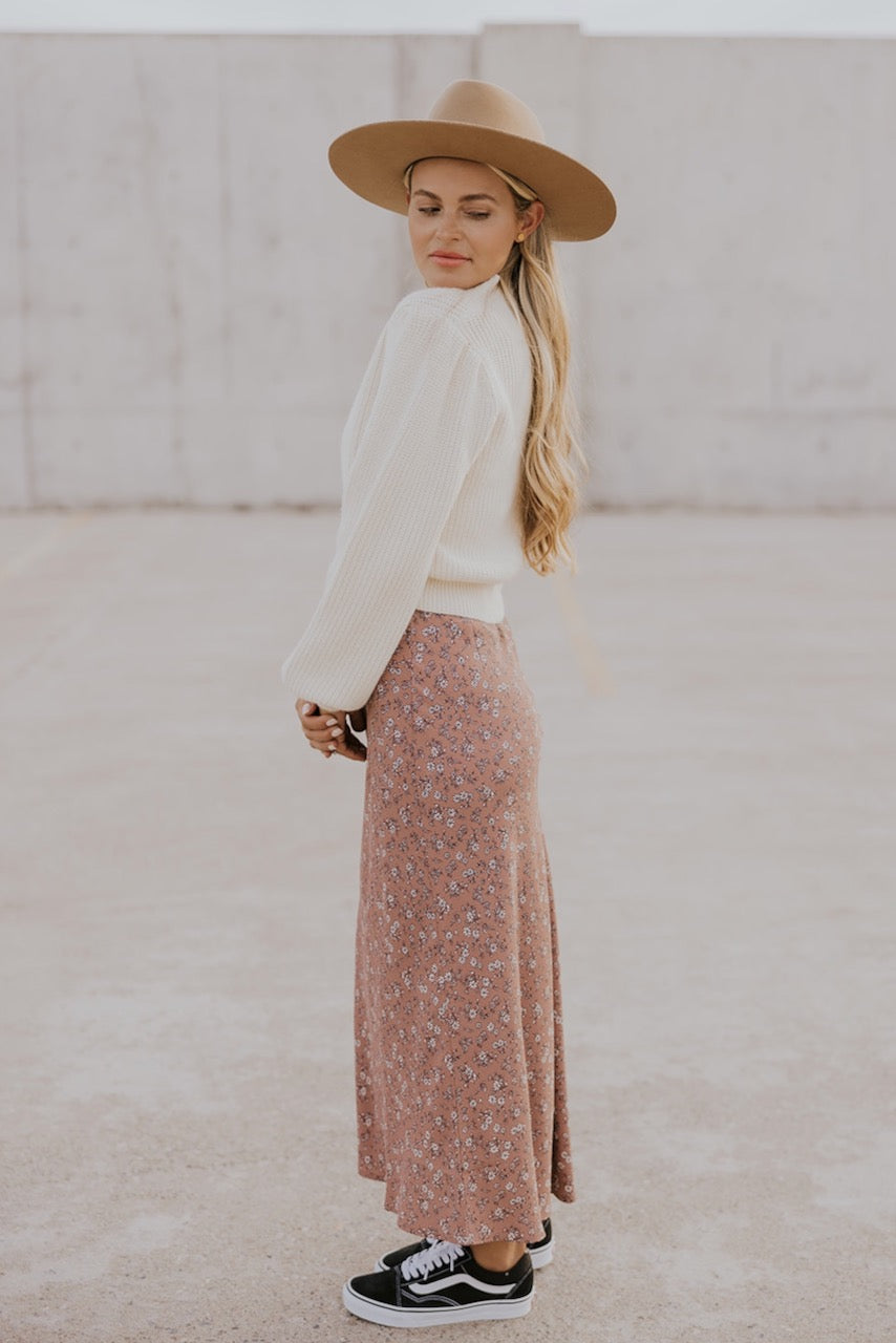 Top of the World Floral Maxi Skirt