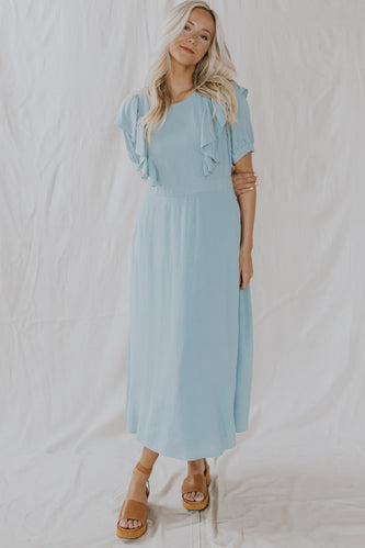 24/7 Flawless High Low Nursing Friendly Maternity Midi Dress