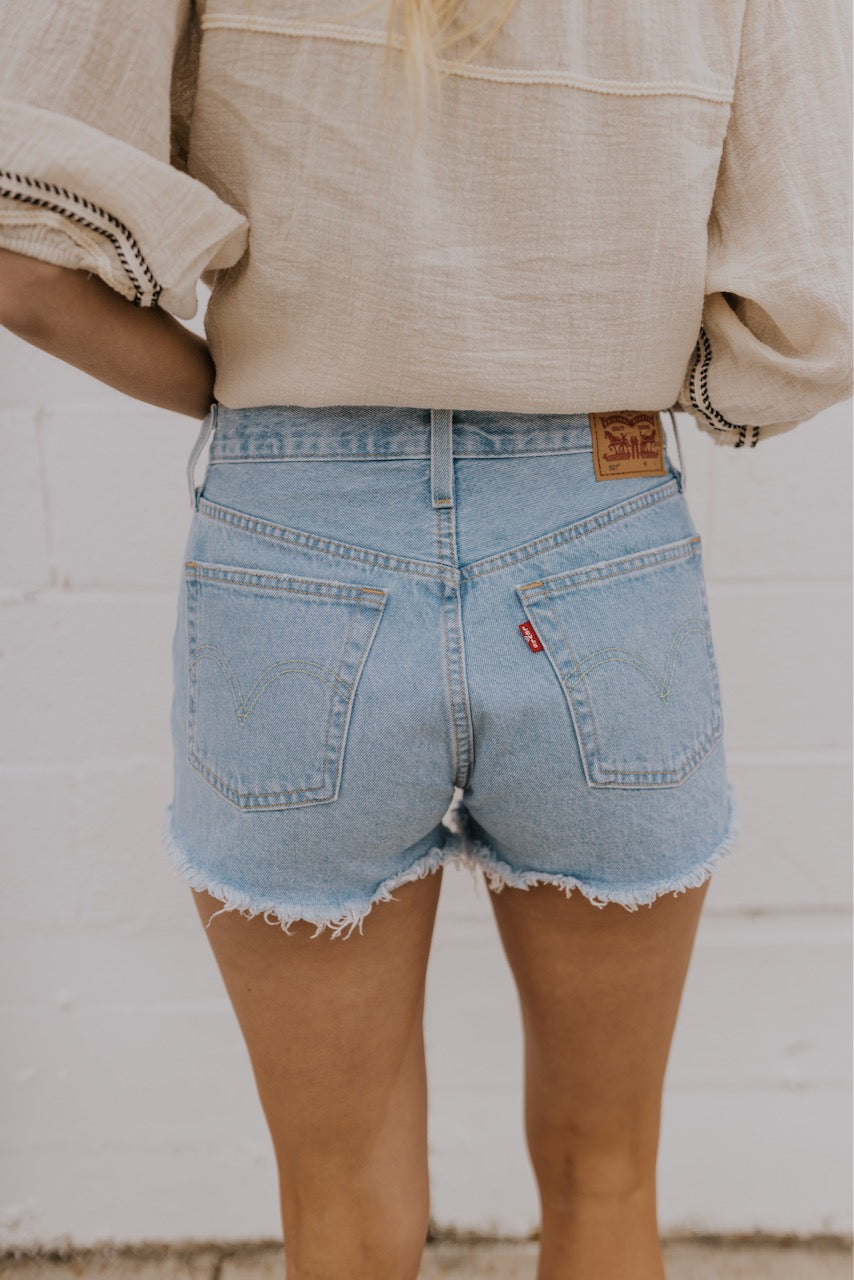 High Rise Denim Shorts - Summer Closet Staples | ROOLEE
