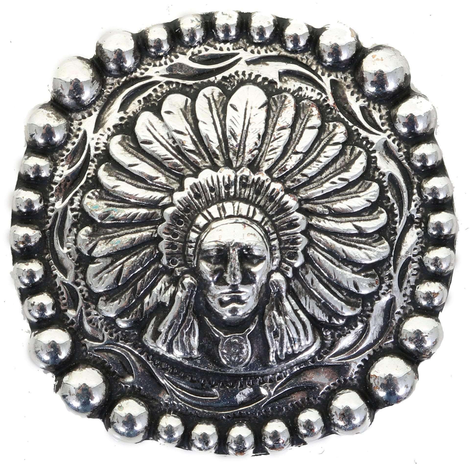 Conchos Screw Back, Conchos For Belts, Conchos Guitar Strap Conchos For  Leather, Bridle Rosettes,For Saddle, Loop Back Concho