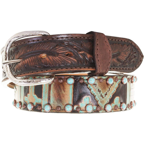 Tan Vintage Bruciatto Ostrich Belt – Sun City Exotic Leathers