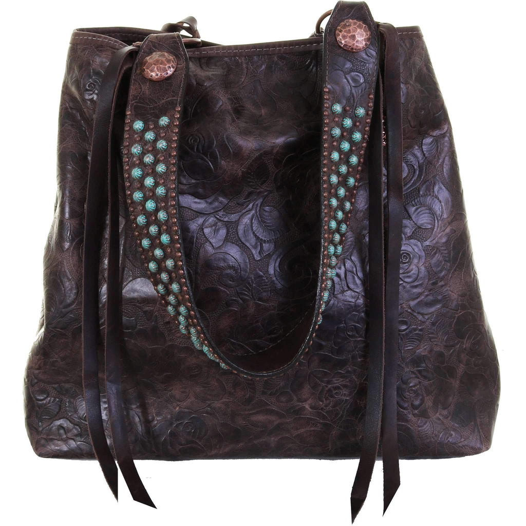 BB43 - Vintage Ostrich Print Bird Bag - Double J Saddlery