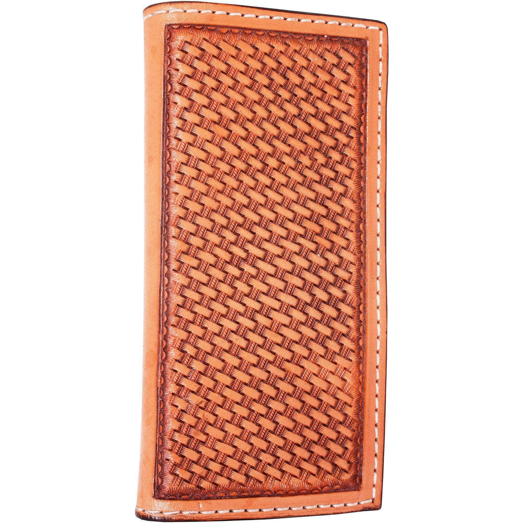 Custom Tooled Leather Checkbook Cover — 33 Ranch & Saddlery, LLC