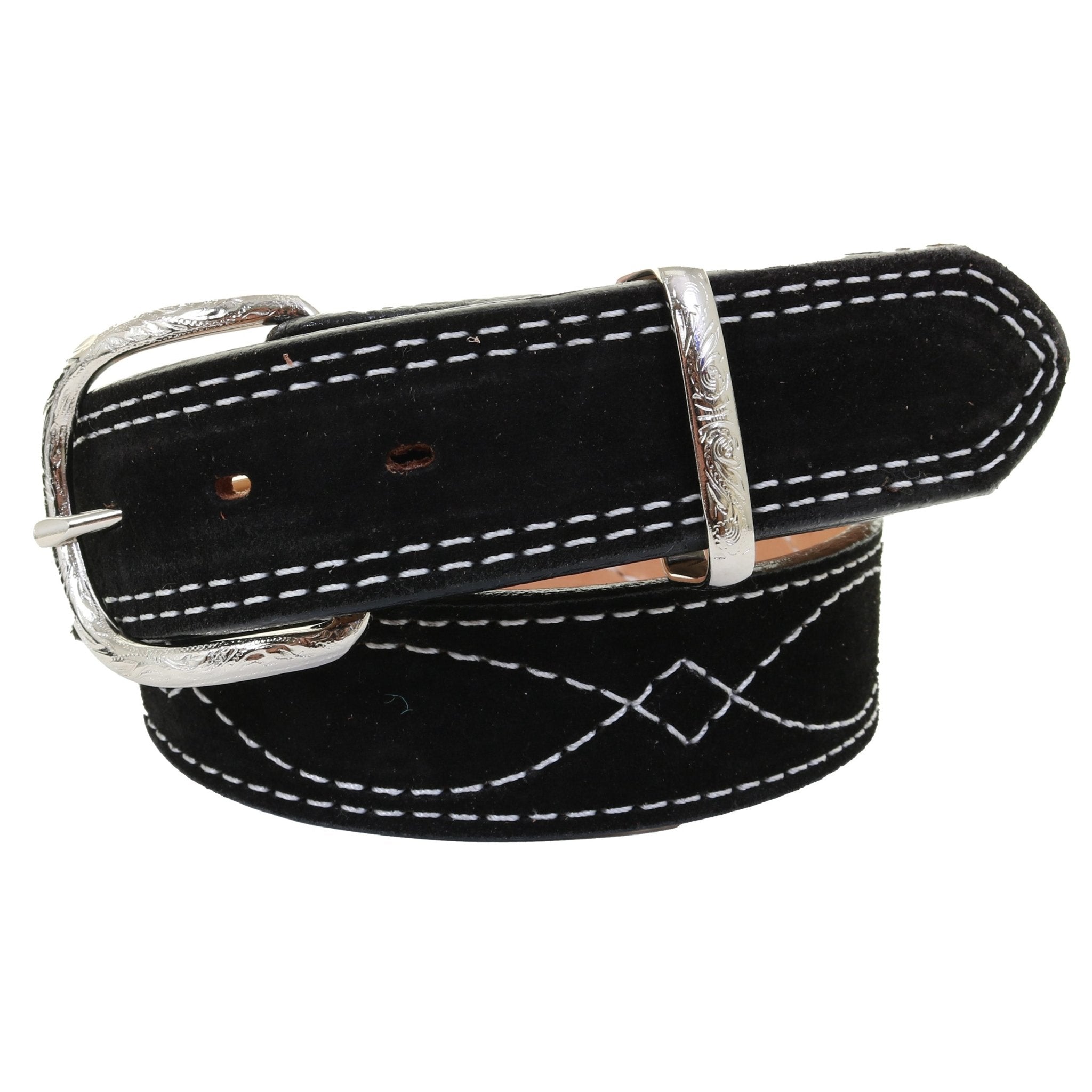 Double J Saddlery B1120 Vintage Ostrich Belt