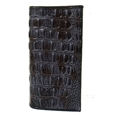 CB63 - Copperhead Snake Print Checkbook Wallet - Double J Saddlery