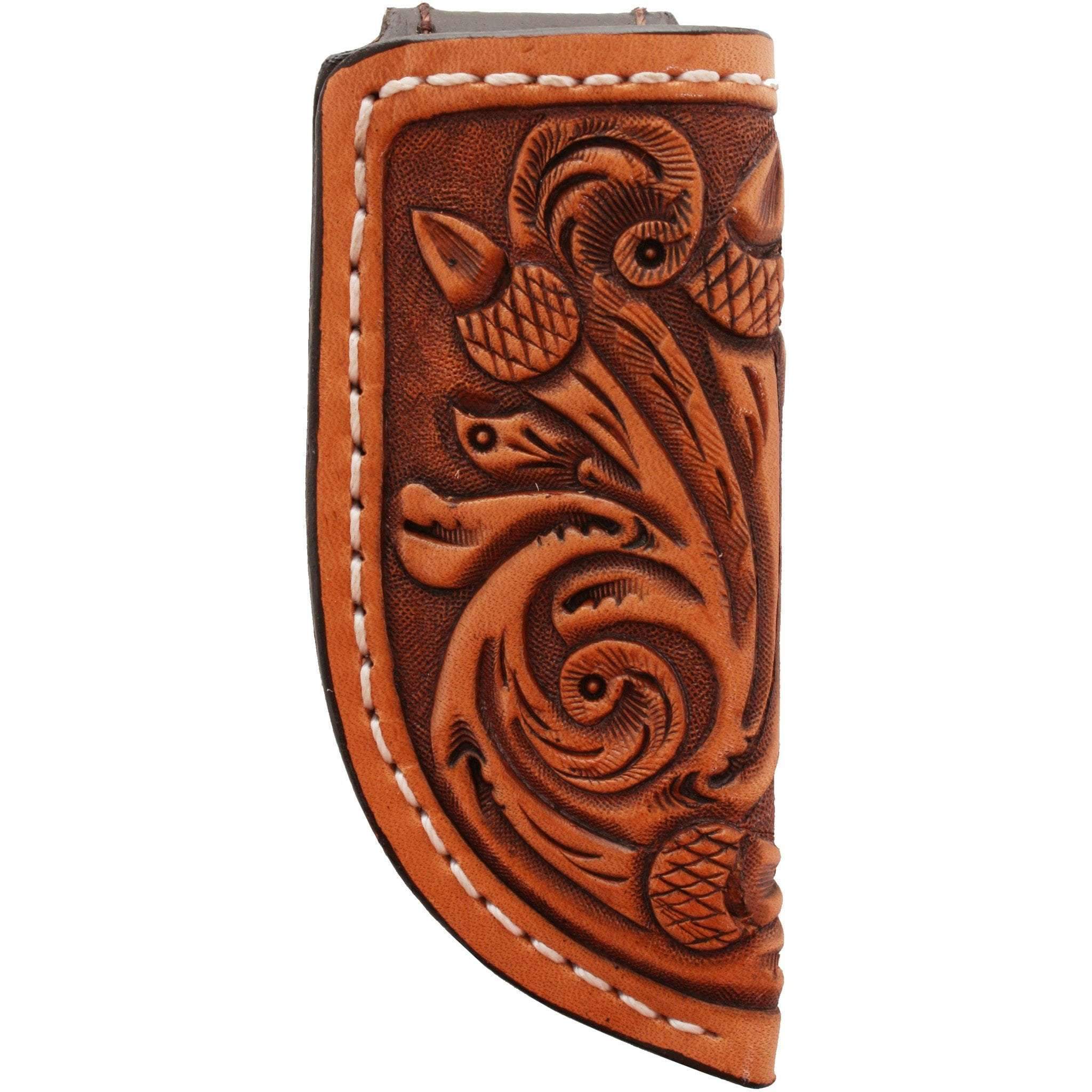 Nocona Calf Hair Leather Small Knife Sheath