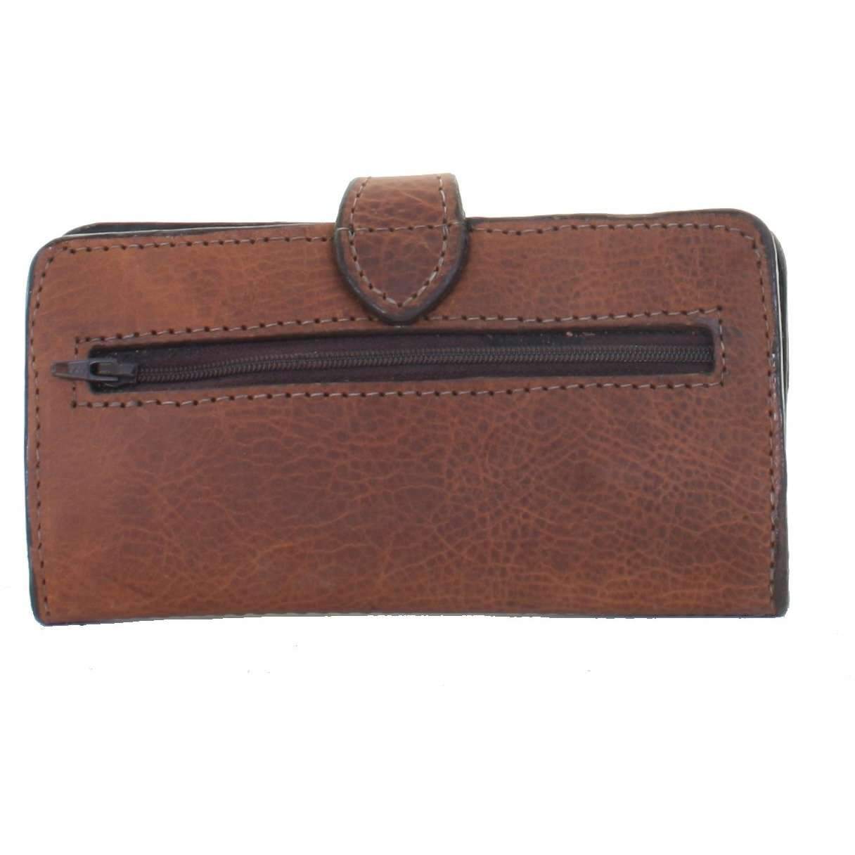 LW200 - Laredo Burnt Brown Ladies Wallet – Double J Saddlery