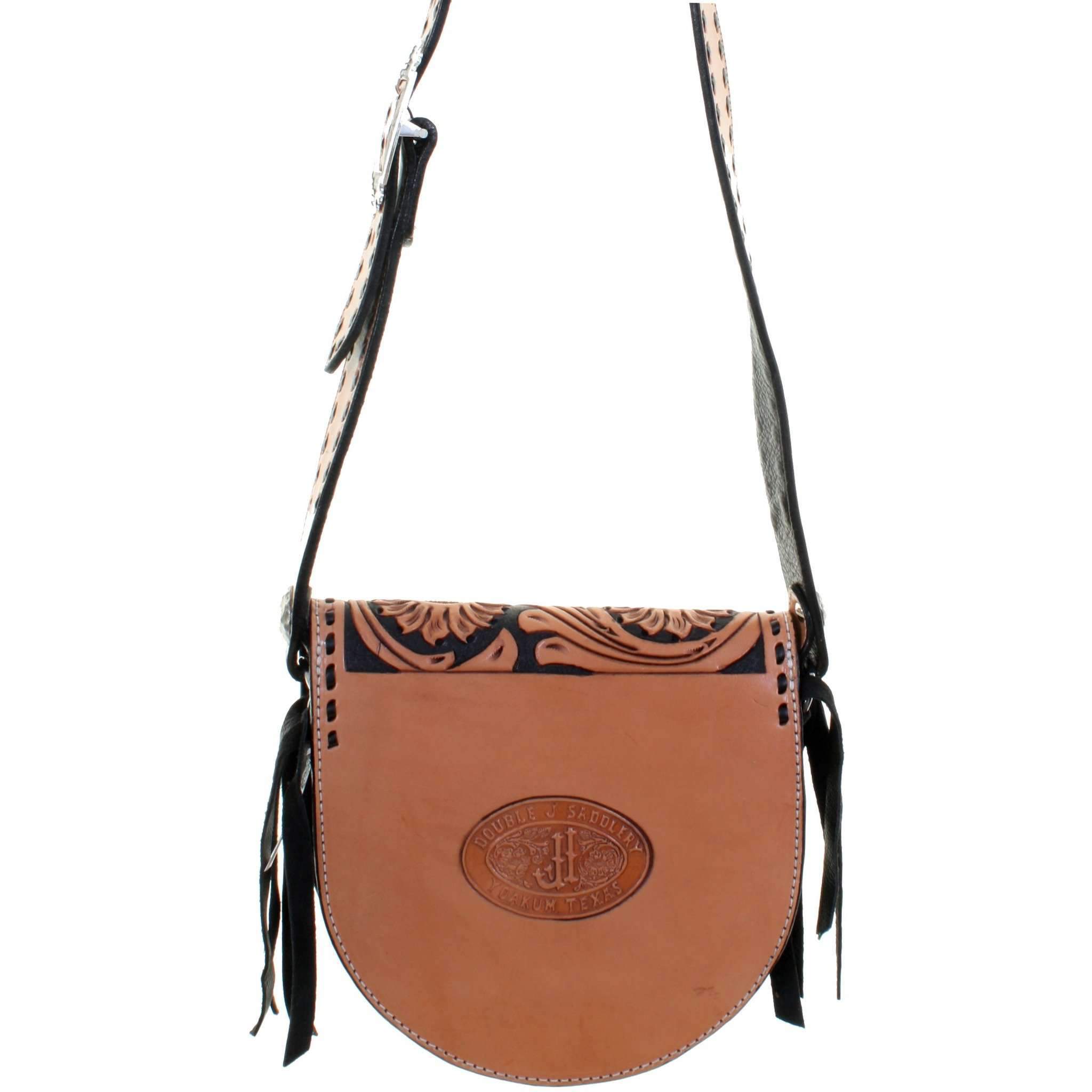 SB23 - Sunflower Tooled Saddle Bag – Double J Saddlery