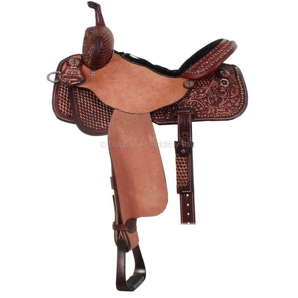 Double Diamond Platinum Barrel Saddles – Custom Leather Superstore