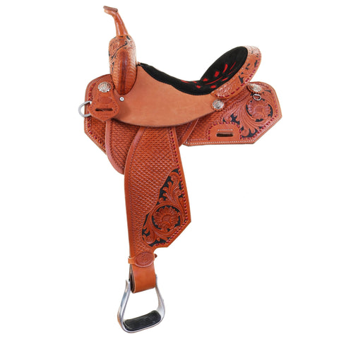 13” Double J Feather Lite Barrel Saddle – Block Saddle Company, LLC