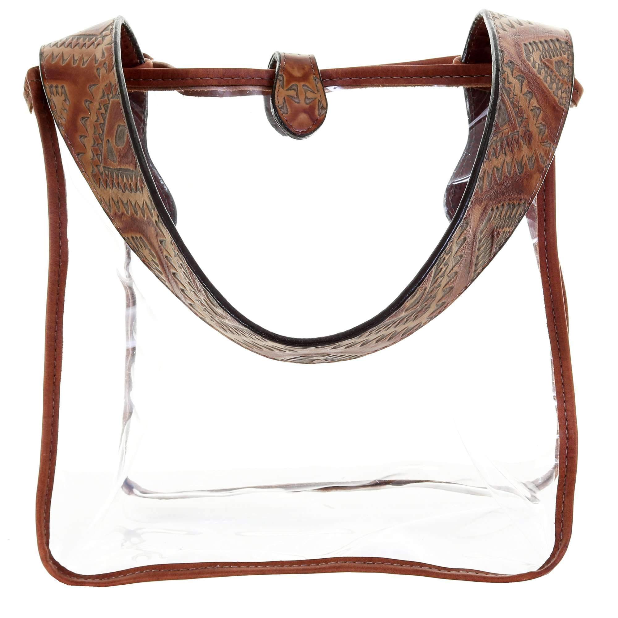 Clear Stadium Approved Women's Saddle Shoulder Bag