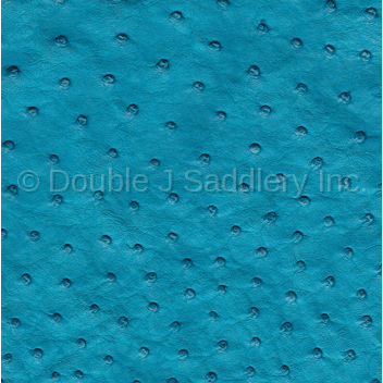 Mod Blue Ostrich Leather - SL1437 - Double J Saddlery