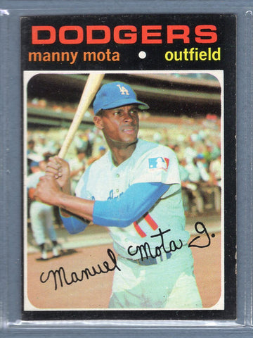 1971 Topps #112 Manny Mota EX SB1 – squirescollectibles