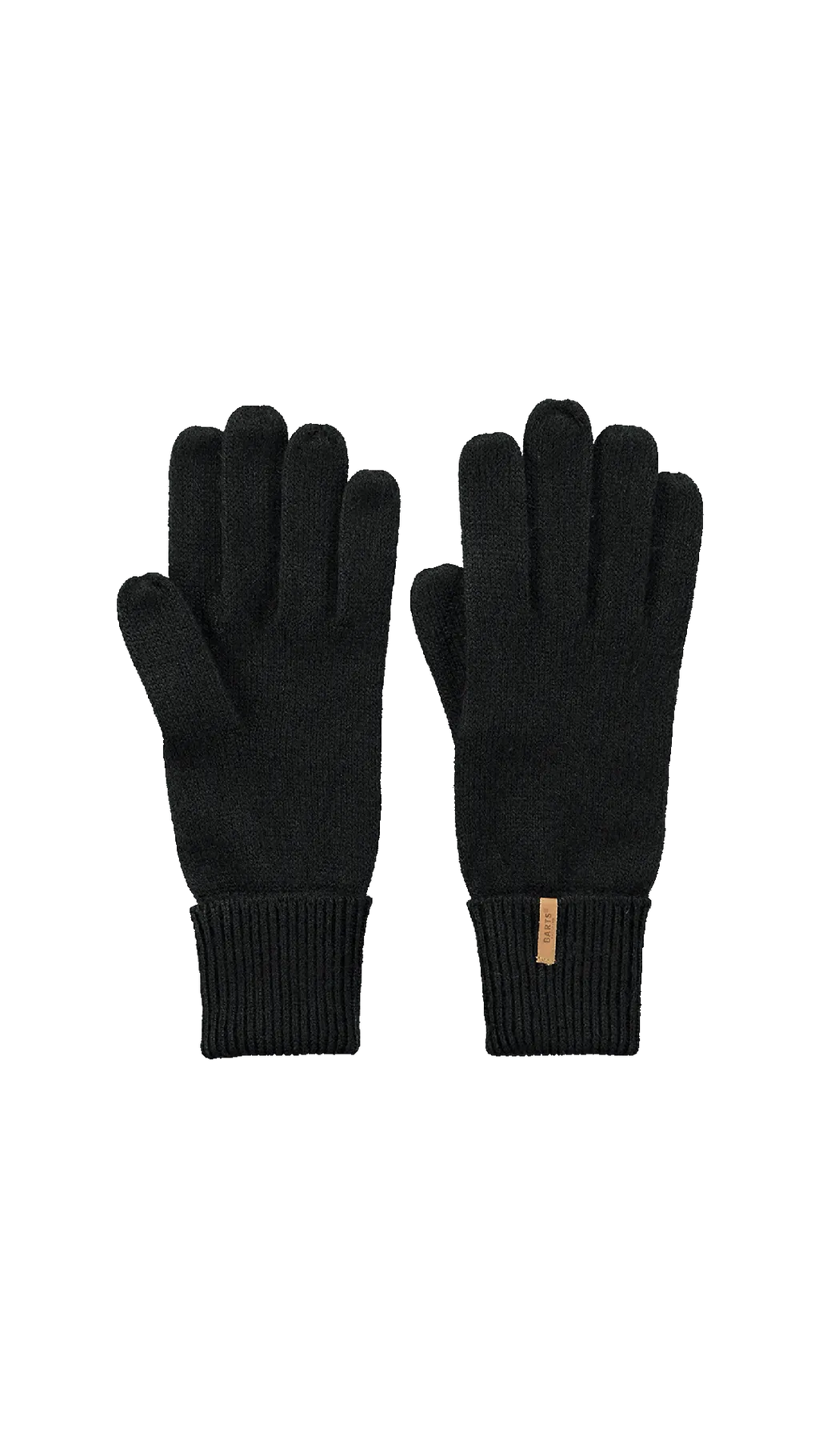 Barts - Fine Knitted Gloves - Black - Large