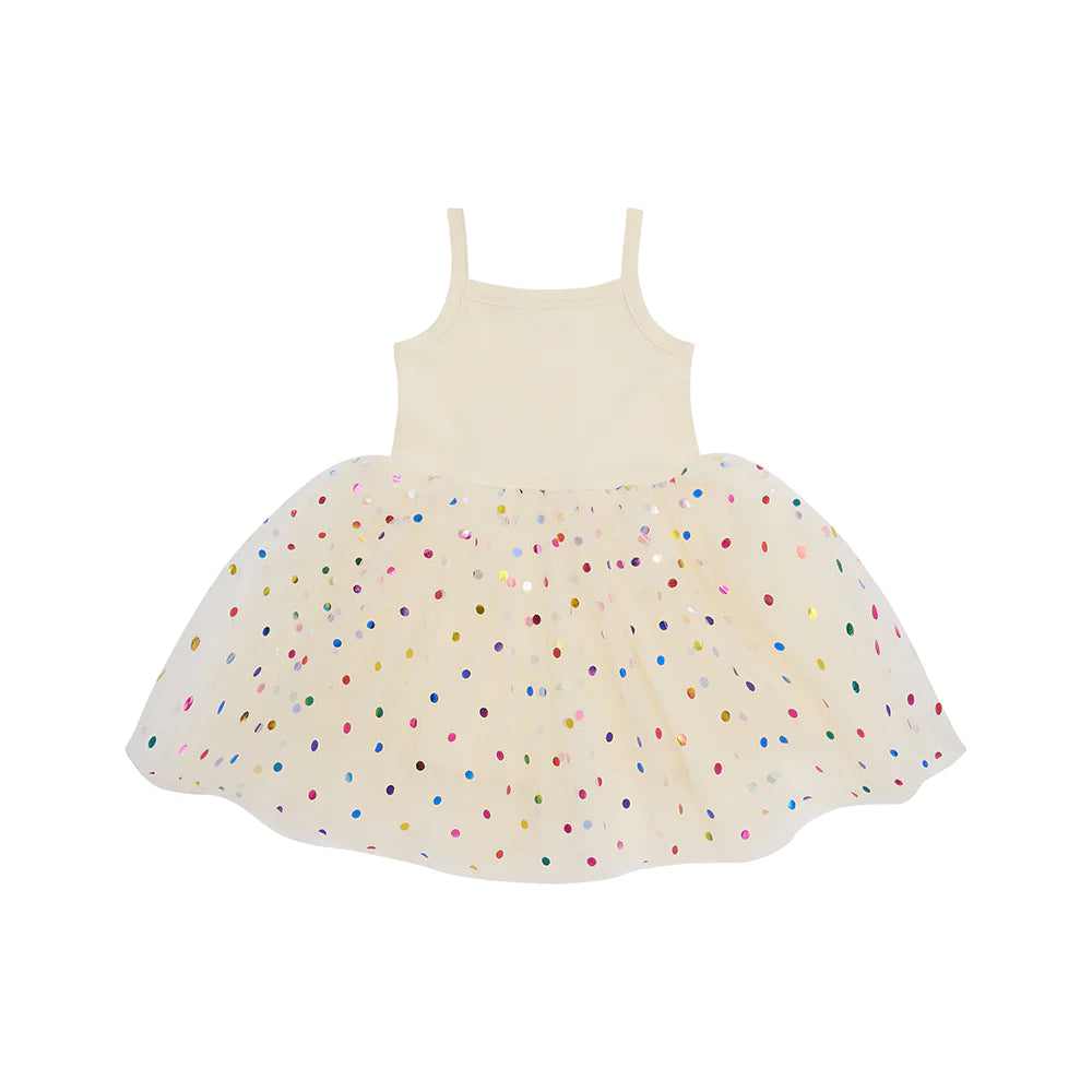 Bob & Blossom - Vanilla Spot Dress