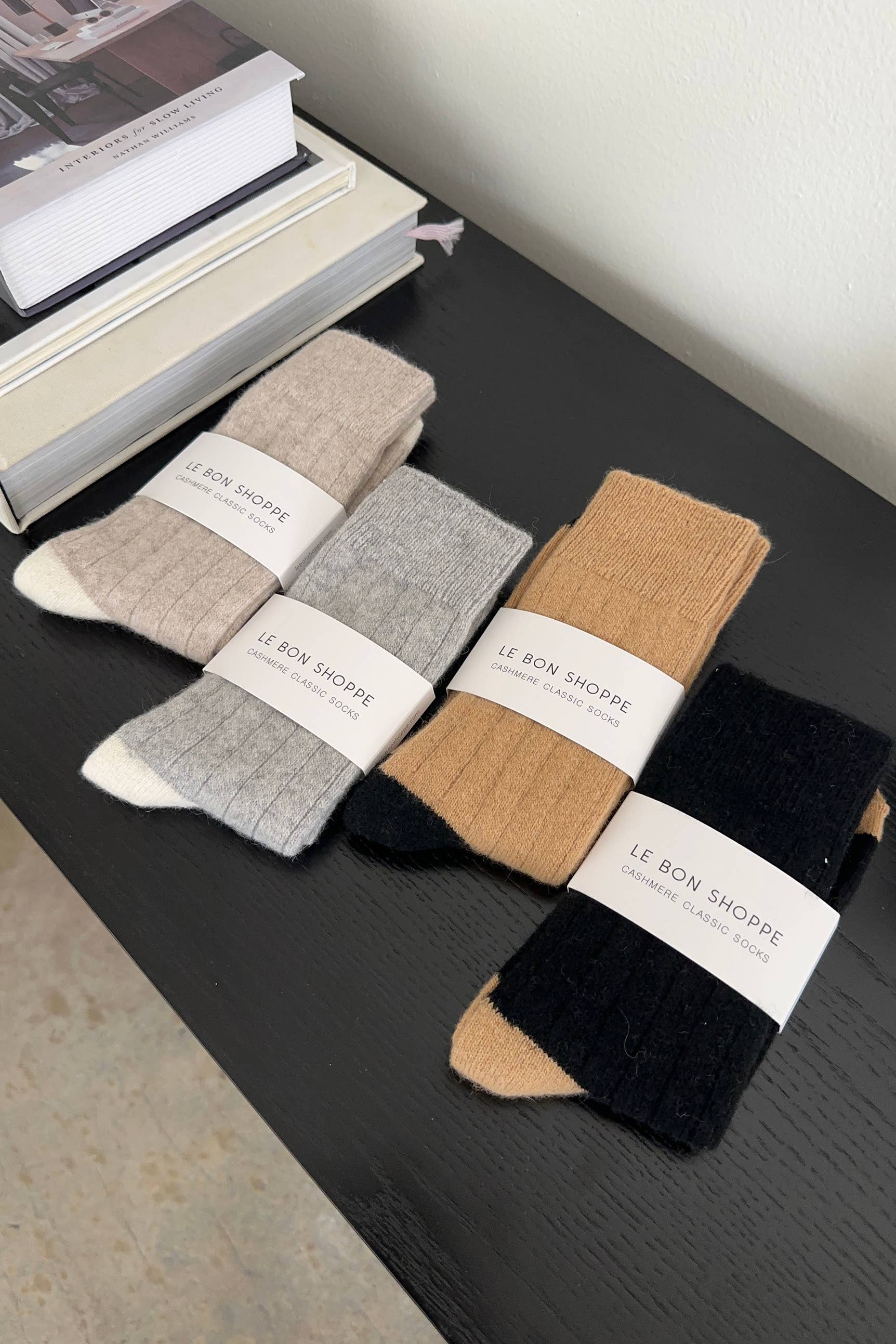 Classic Cashmere Socks - Camel