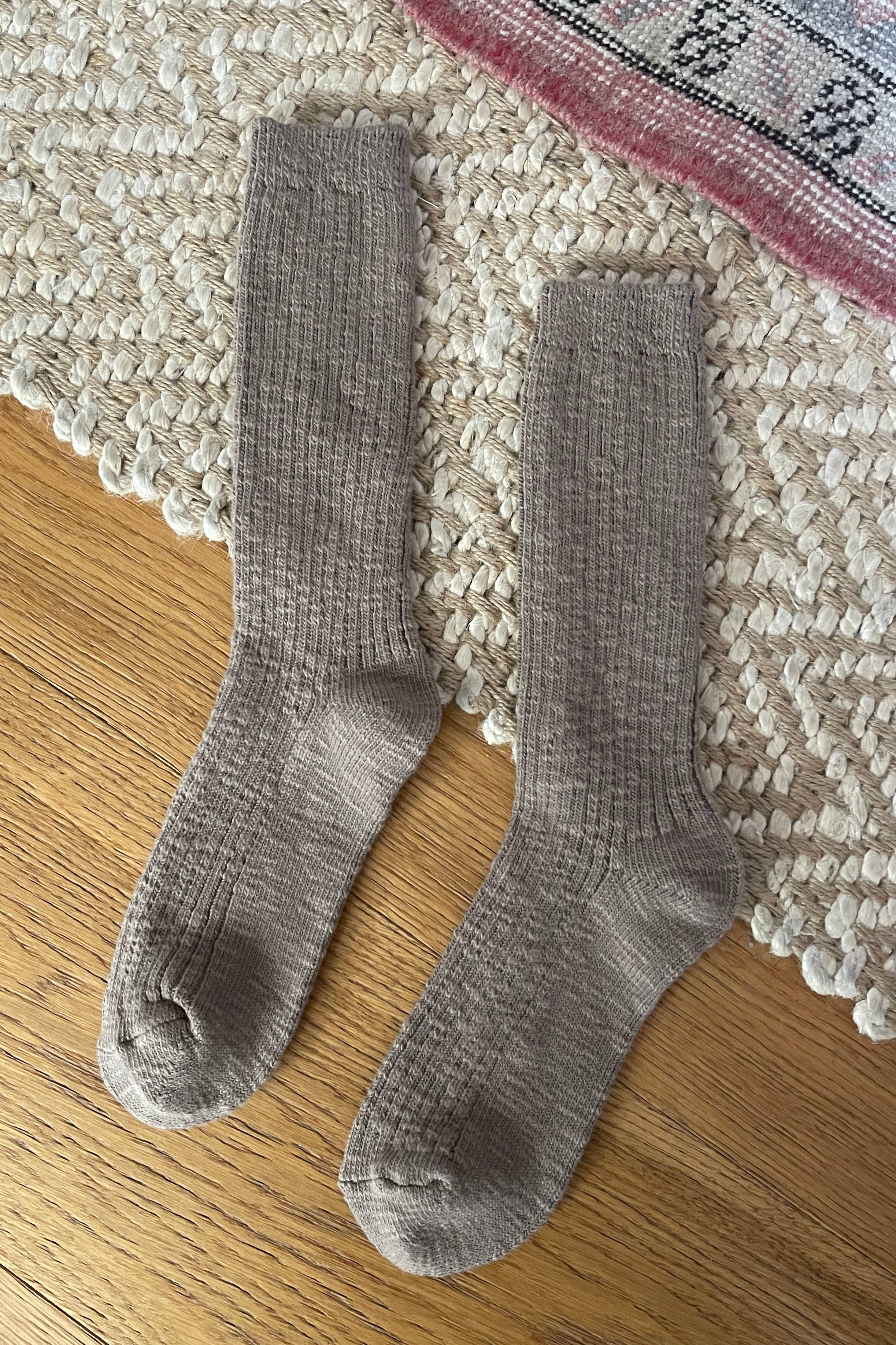 Cottage Socks - Flax