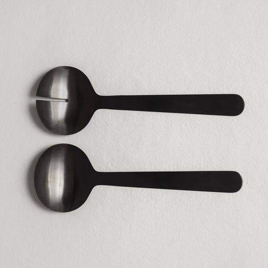 Aaron Probyn - Zofia Salad Servers - Black