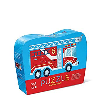 Crocodile Creek - 12 pc Mini Puzzle - Fire Truck