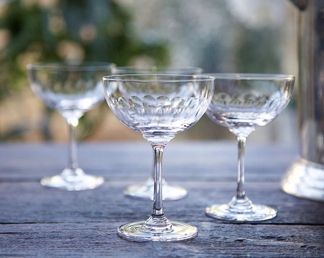 Champagne Saucers - Set of 2 - Lens