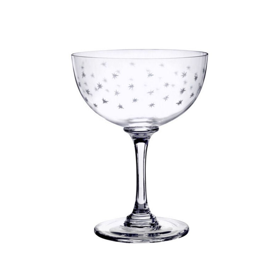 Champagne Saucers - Set of 2 - Stars