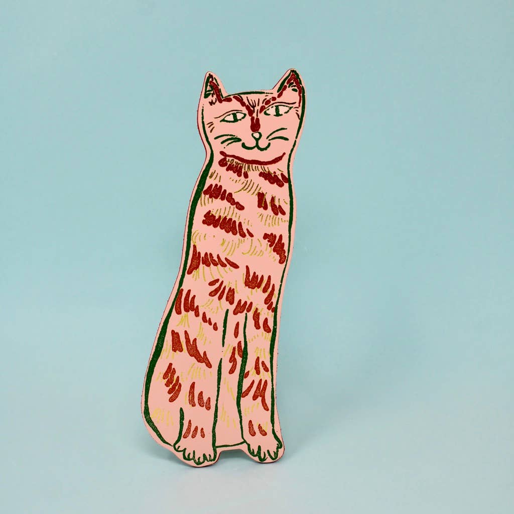 Cat Tails Bookmark: Pale Pink