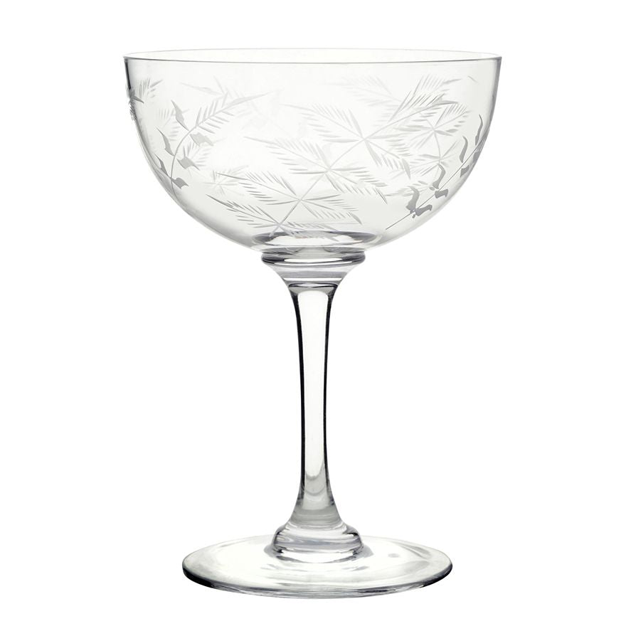 Cocktail Glasses - Set of 4 - Ferns