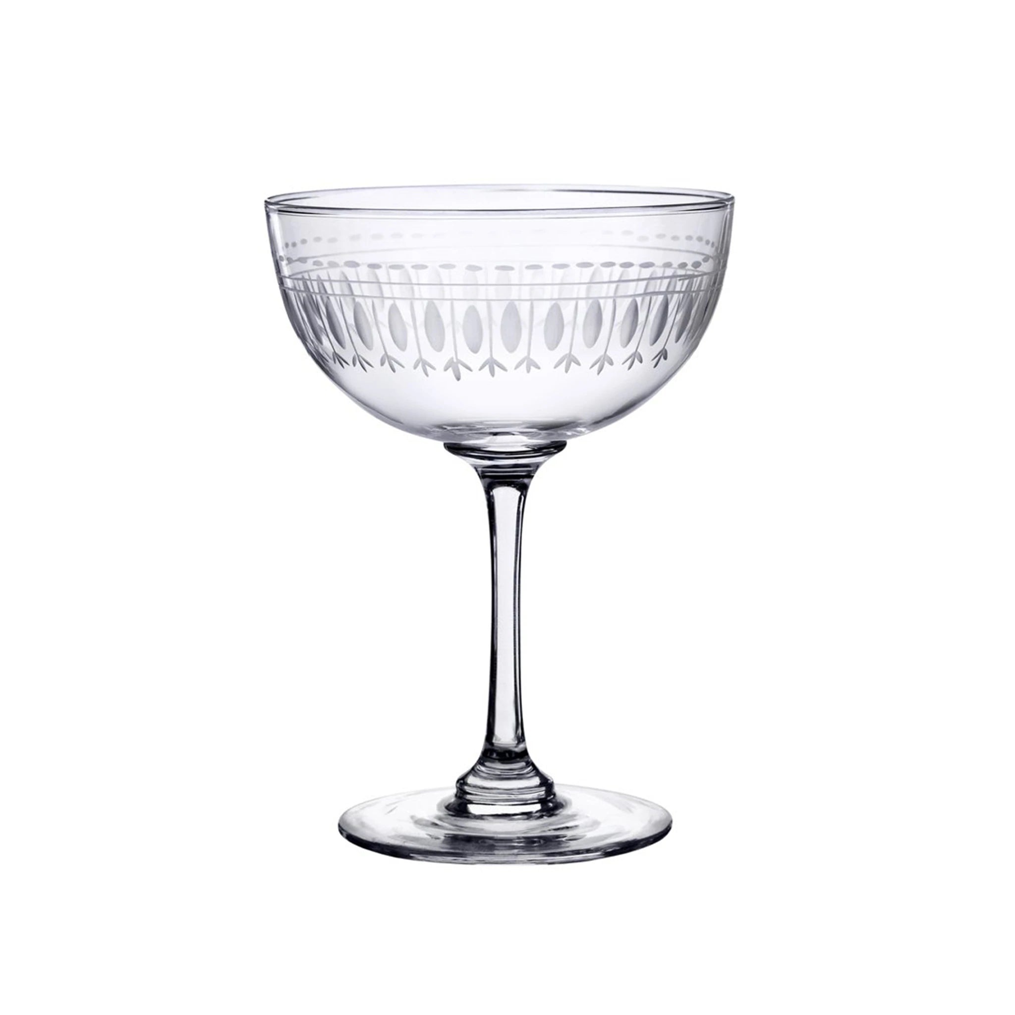 Champagne Saucers - Set of 2 - Ovals