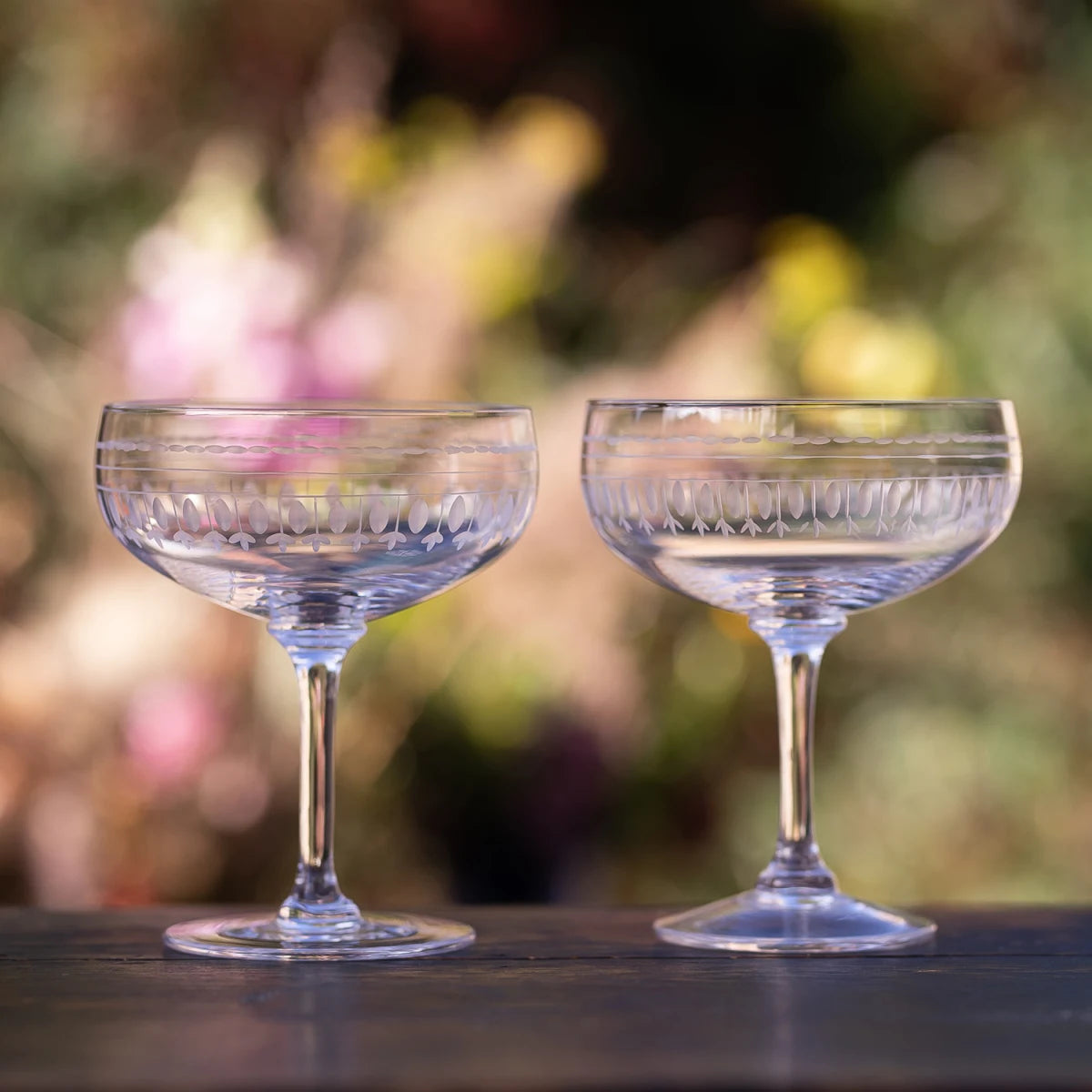 Cocktail Glasses - Set of 4 - Ovals