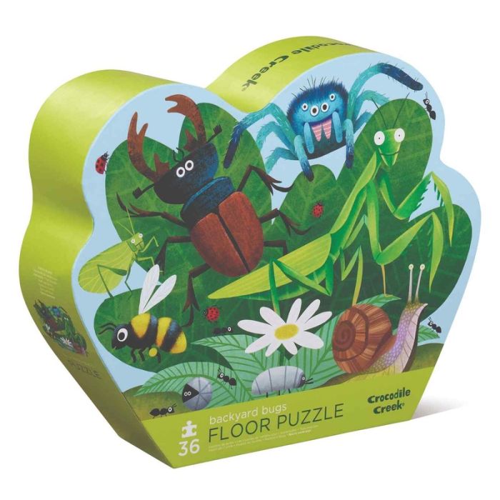 Crocodile Creek - 36pc Floor Puzzle - Backyard Bugs