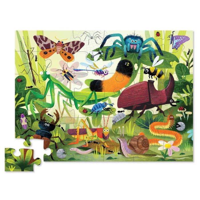 Crocodile Creek - 36pc Floor Puzzle - Backyard Bugs