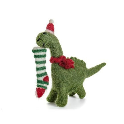 Amica - Diplodocus with Stocking - Decoration