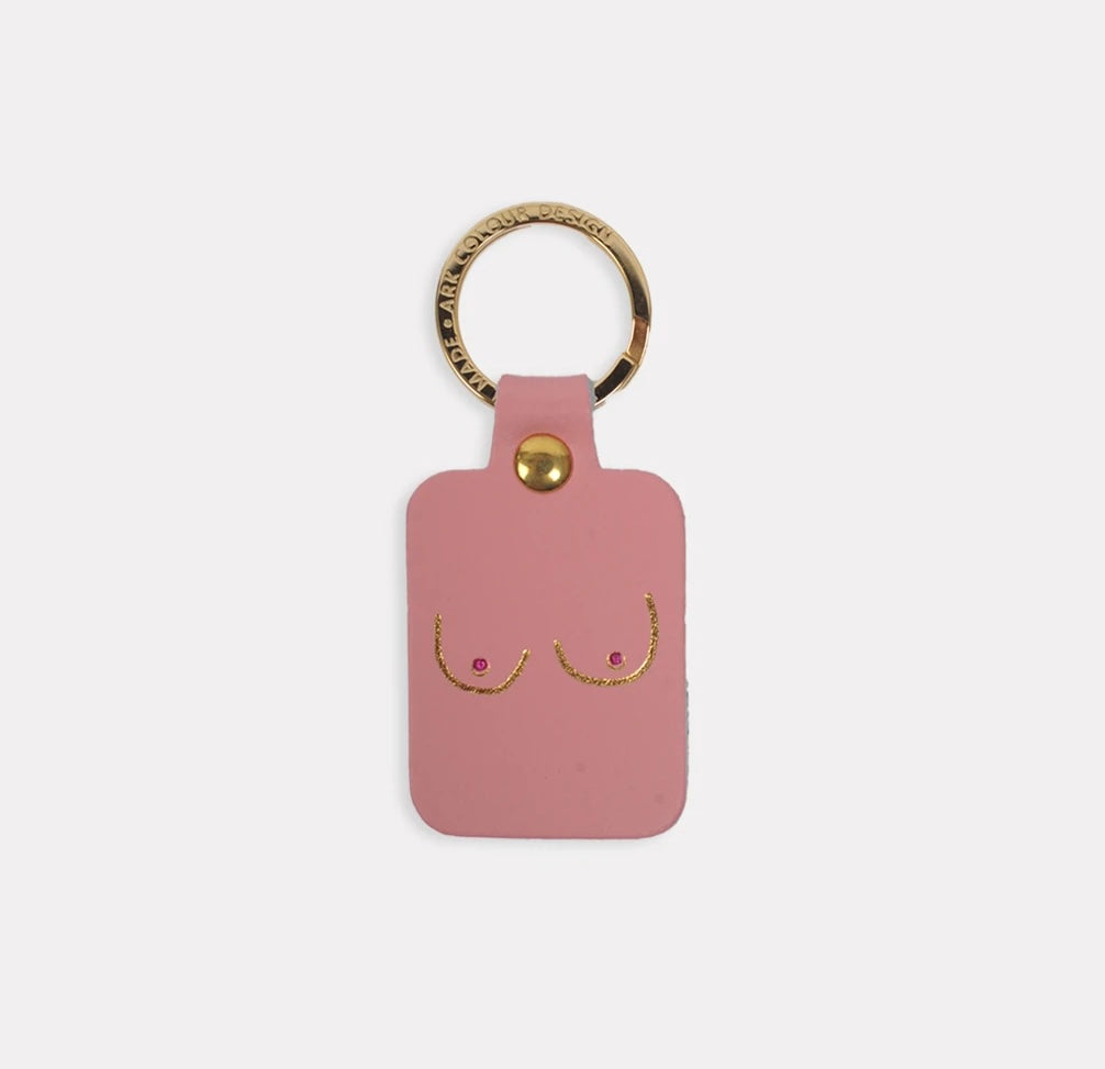 Boob Key Fob - Baby Pink