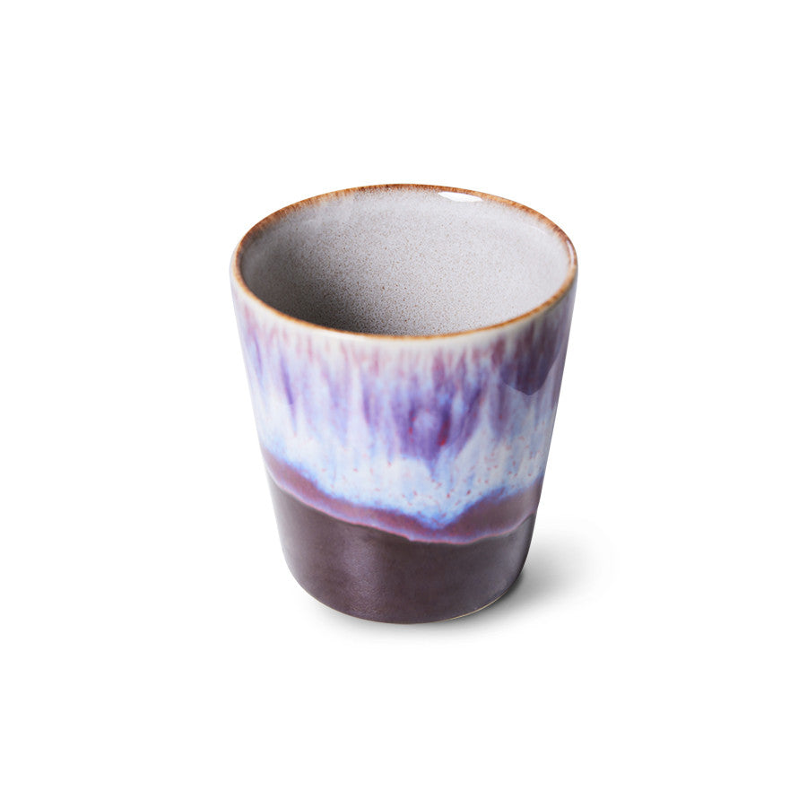 70s Ceramics: Coffee Mug Purple Rain