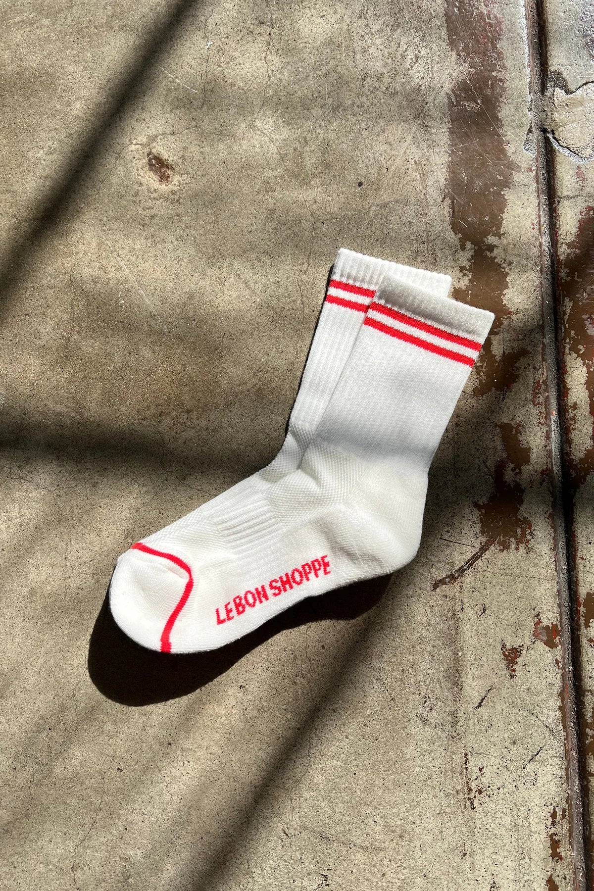 Boyfriend Socks - Clean White