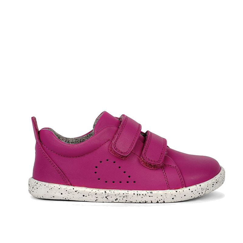 Bobux - KP Grass Court Trainer - Raspberry (Speckled Sole)