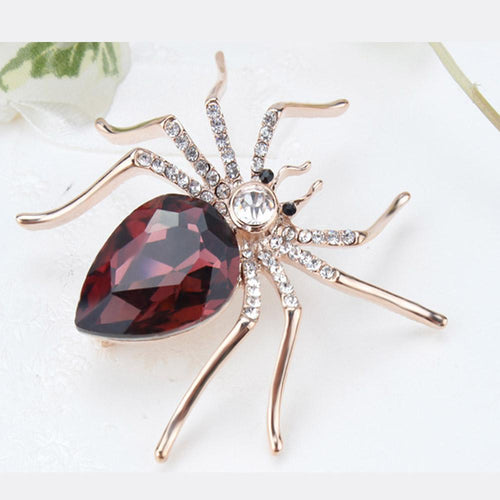 Swarovski spider clearance brooch