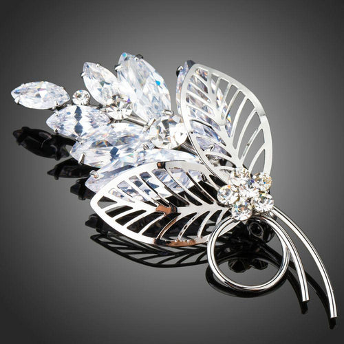 Elegant Champagne Brooch – KHAISTA