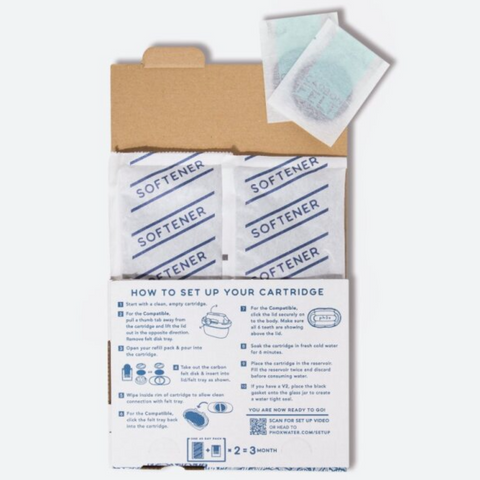 Phox Softener refill pack and sustainable packaging