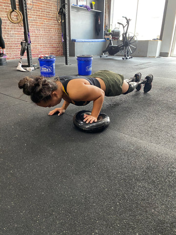 pushup on balance disc