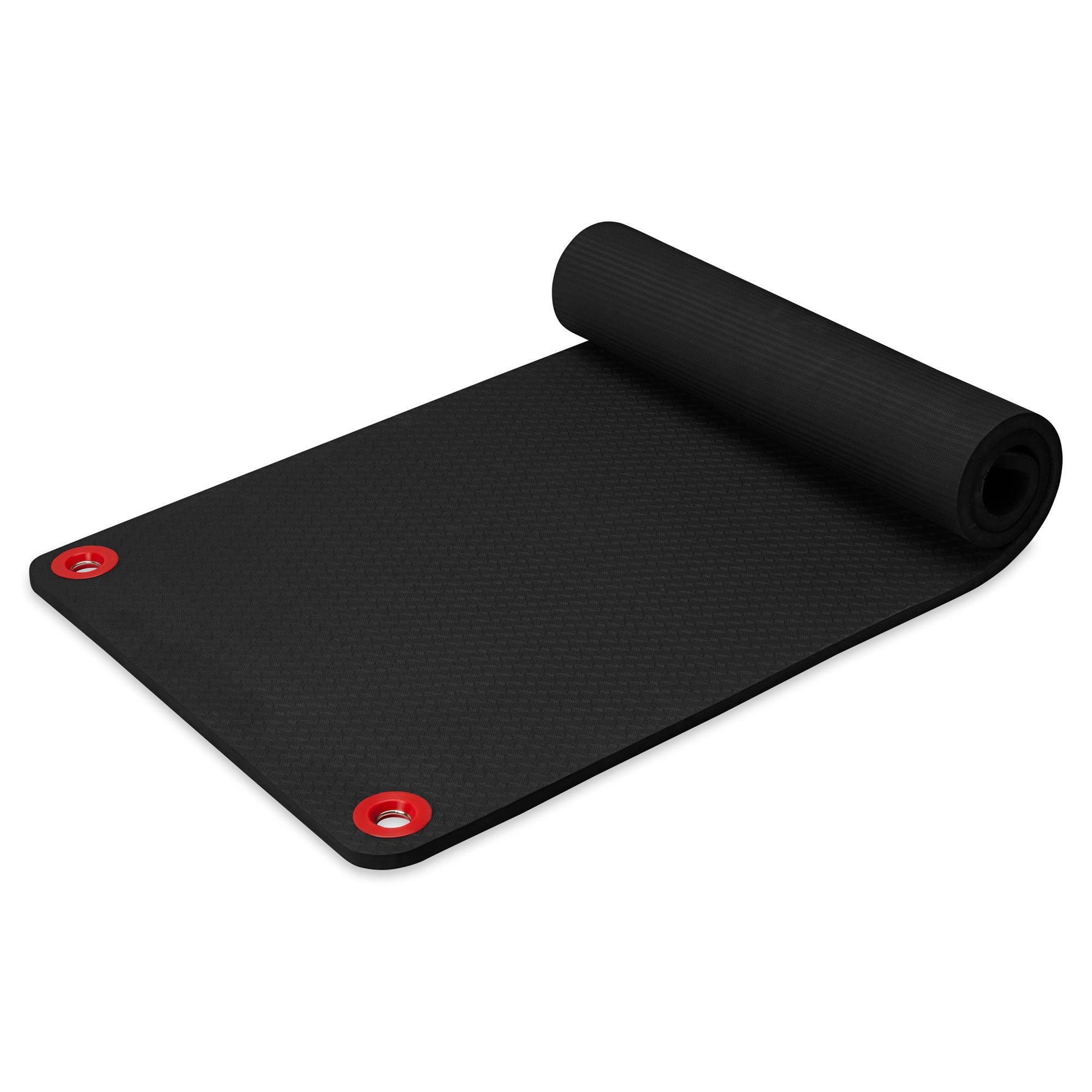 black workout mats